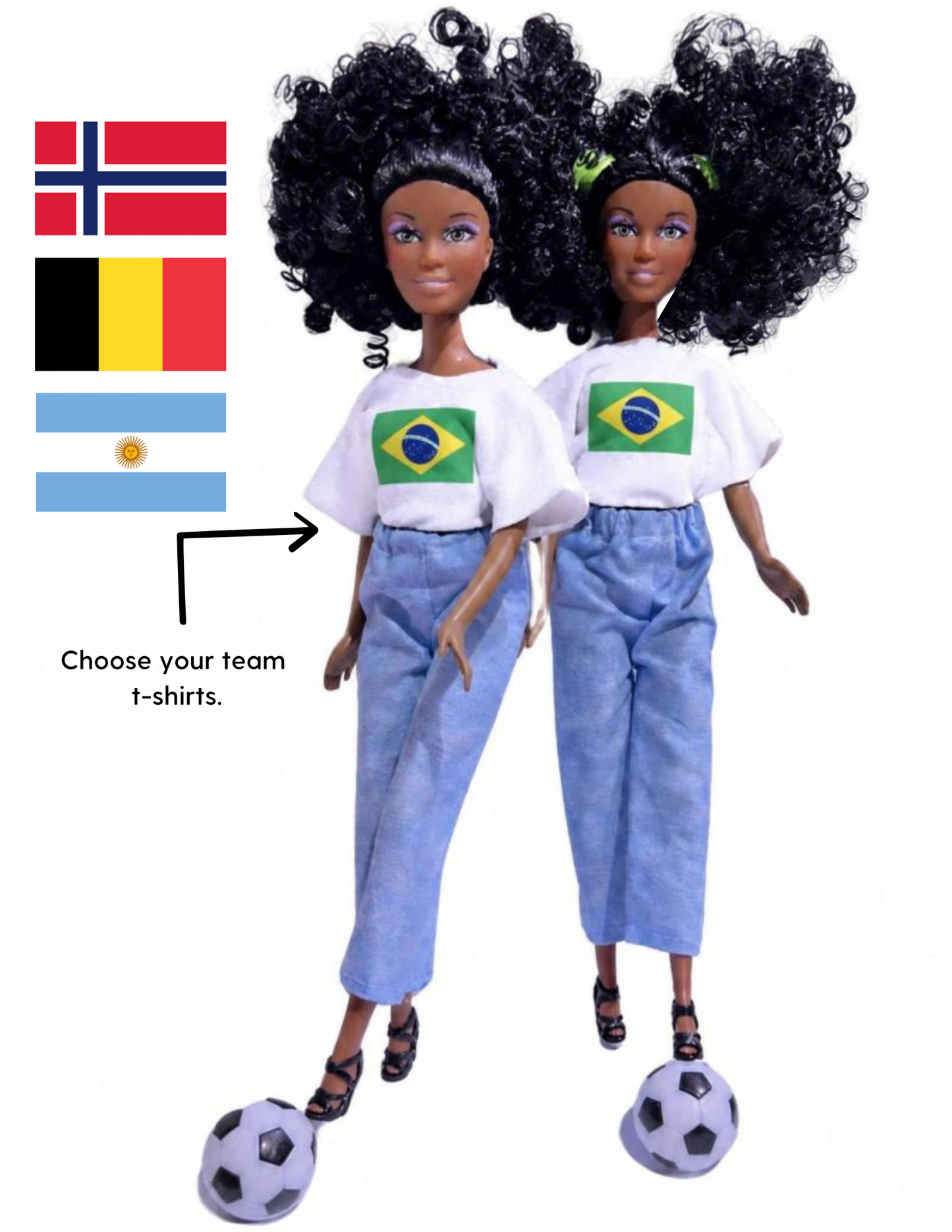 Soccer Dolls Twin Pack ‘Limited Edition’